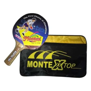montex top table tennis racquet (red & black)